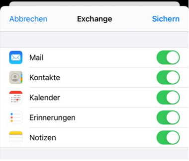 Apple iOS Synchronisierungsfrage